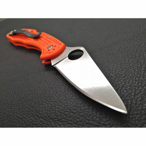 Складной нож Spyderco Delica 4 Flat Ground - 11FPOR фото 8