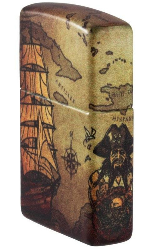 499 ZIPPO Зажигалка ZIPPO Pirate Ship Design White Matte фото 3 499 ZIPPO Зажигалка ZIPPO Pirate Ship Design White Matte фото 3