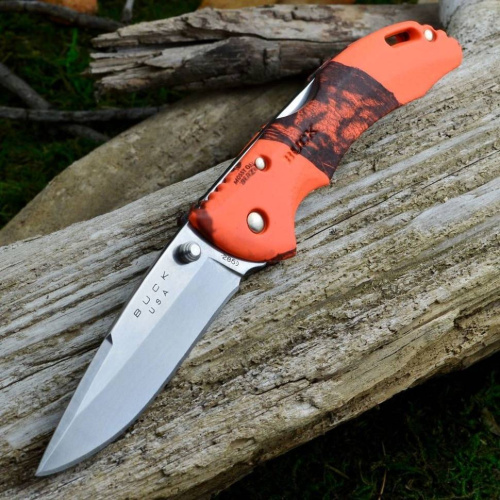 Складной нож Buck Bantam BHW Mossy Oak Blaze Camo 0286CMS9 фото 6 Складной нож Buck Bantam BHW Mossy Oak Blaze Camo 0286CMS9 фото 6
