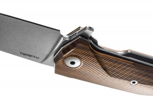 Складной нож Lion Steel KUR BST Santos Wood фото 7